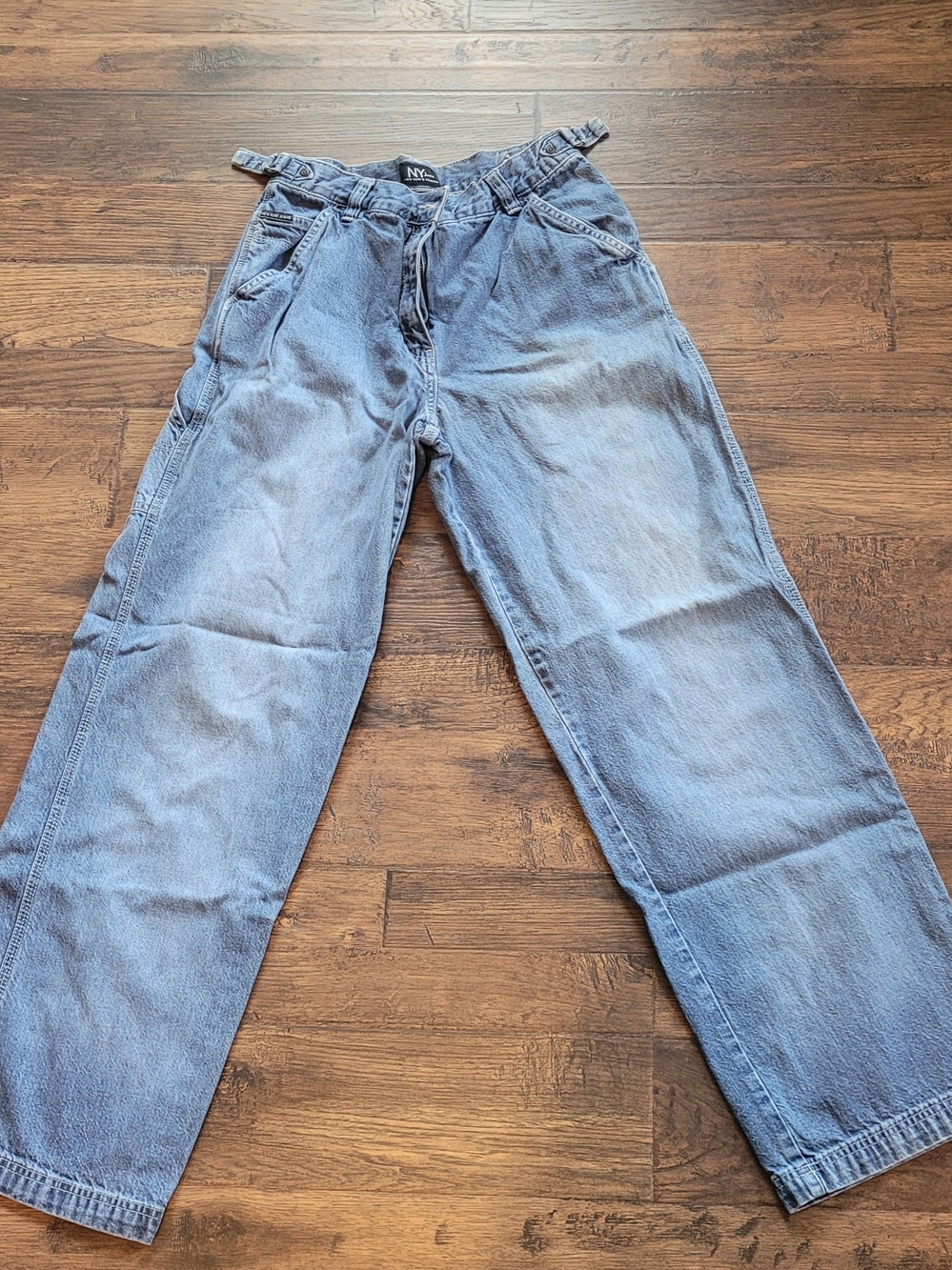 New York & Company Light Blue Relaxed Men’s Jeans with Drawstring
